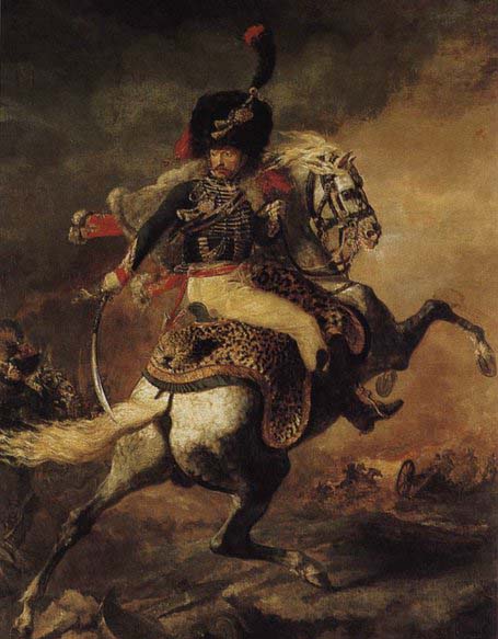 An Officer of the Chasseurs Commanding a Charge